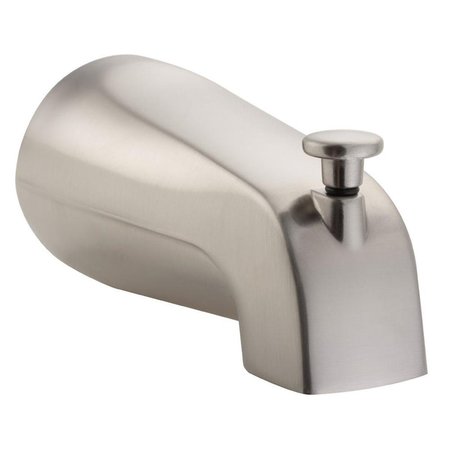 CHESTERFIELD LEATHER NPT Connection Tub Spout with Diverter, Brushed-Nickel CH2635204